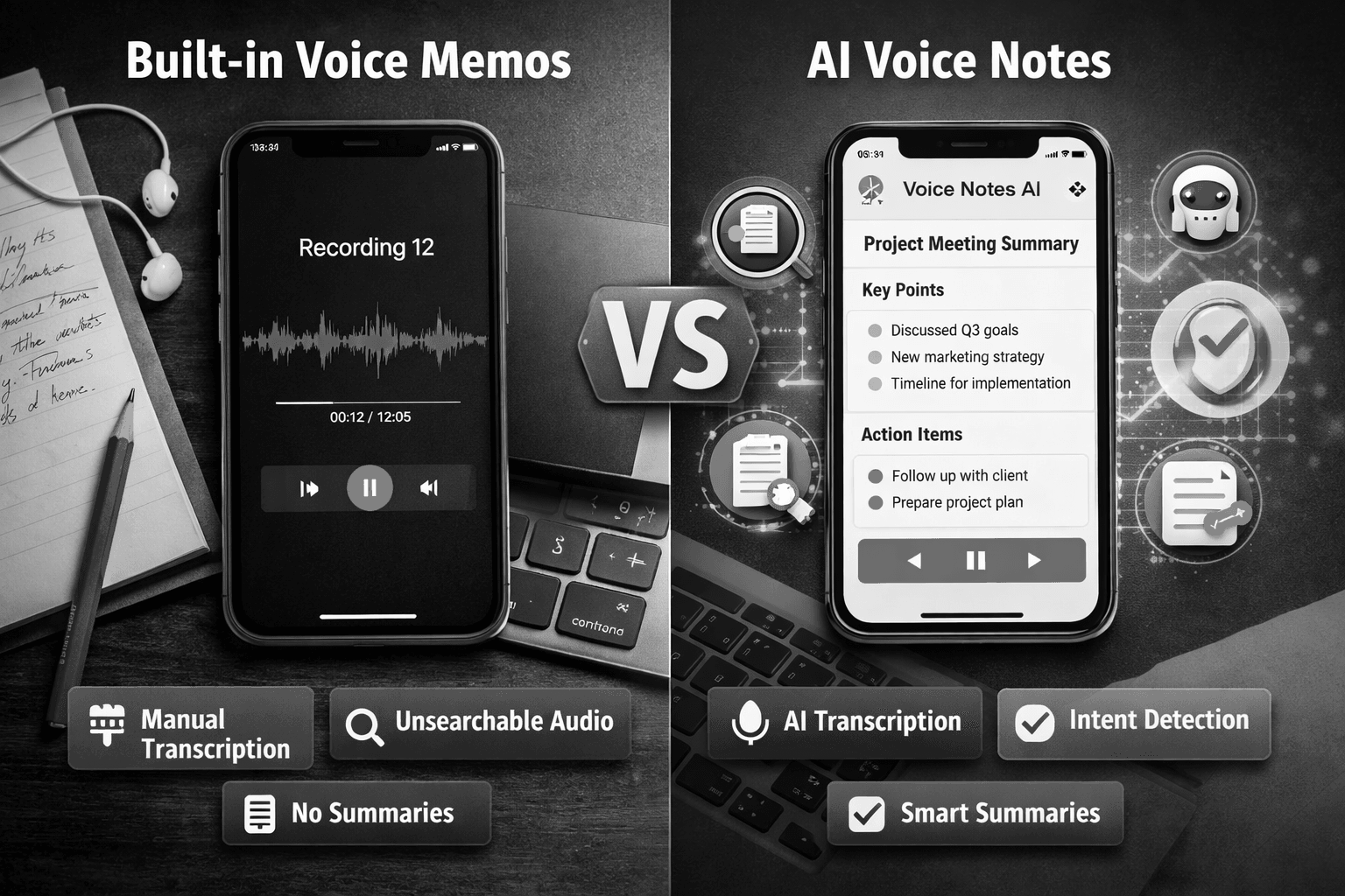 7 Reasons to Stop Using Your Phone's Built-in Voice Memos for Business Productivity
